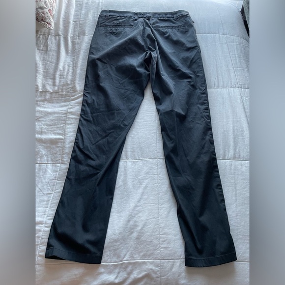 Birddogs Kevin Buffets Mens Stretch Khakis Navy 36x34 Unlined Golf Casual Travel - Picture 3 of 10